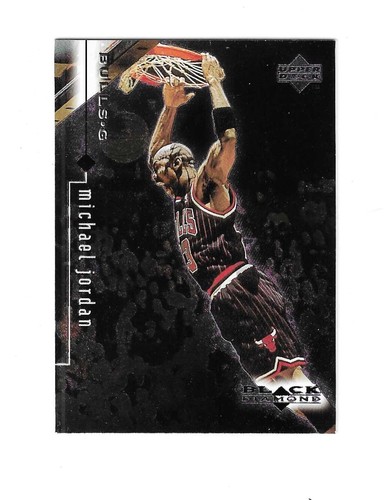Michael Jordan 1998-99 Upper Deck Black Diamond Card # 11 Chicago Bulls