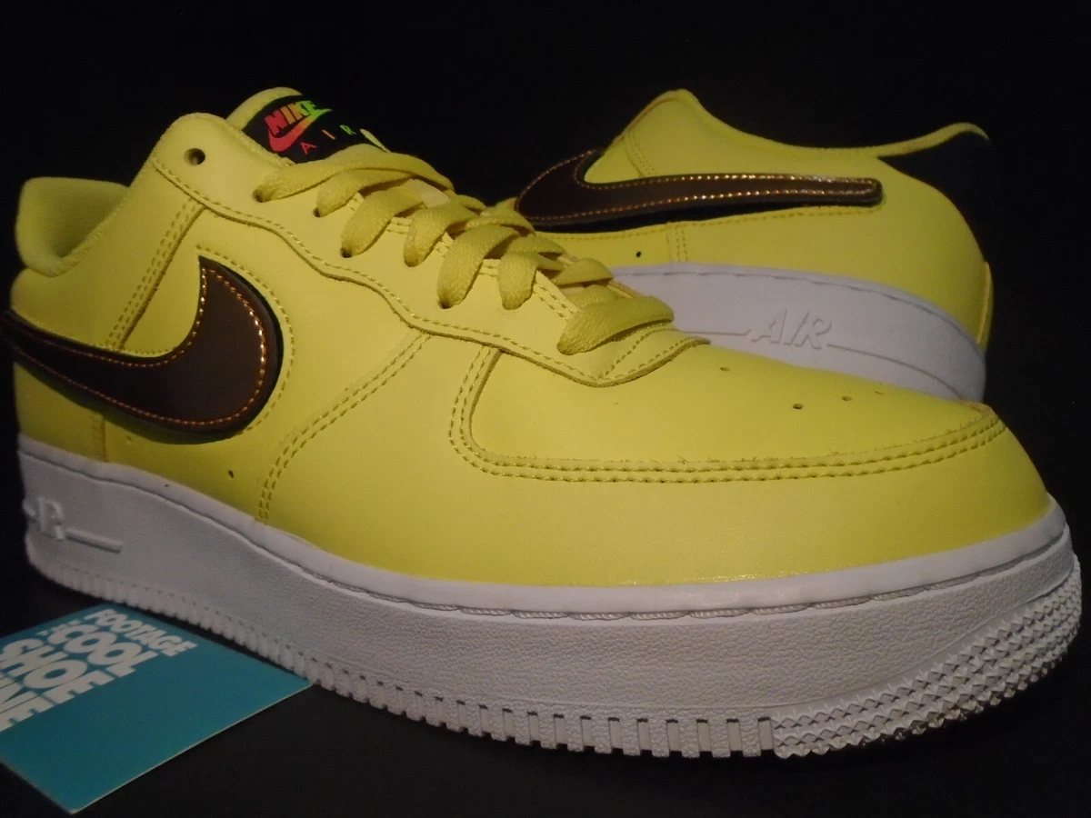 Nike Air Force 1 07 LV8 Low Yellow Pulse Sz US 11 Changeable Swoosh Nike Air Force 1 LV8 3 GS Yellow Pulse | Mercari main image 3