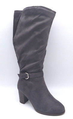 JG Black Synthetic Woman's Boots Size 7.5 Wide Calf