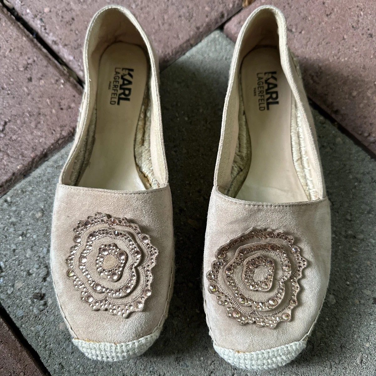 Karl lagerfeld abby best sale espadrilles