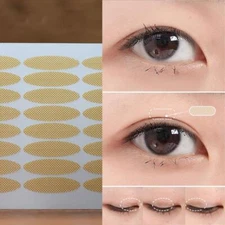 -Invisible double eyelid tape olive shaped beauty patch with adhesive