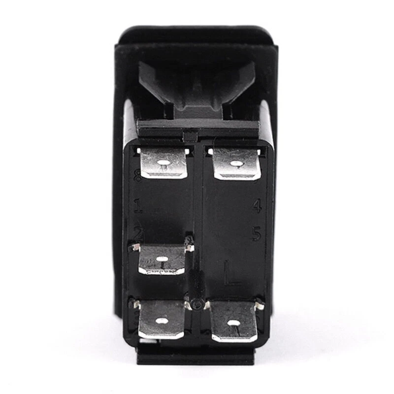 Laser Rocker Switch Backlit Car 4x4 Offroad Driving Light Bar 5Pins On-Off 20A - Image 3 of 4