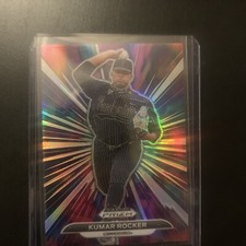 2021 Prizm Draft ELECTRIC COLLEGE STARS KUMAR ROCKER SSP RC #ECS2 - CASE HIT
