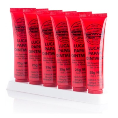 Lucas' Papaw Remedies Ointment 25G- 1 Pack Of 6