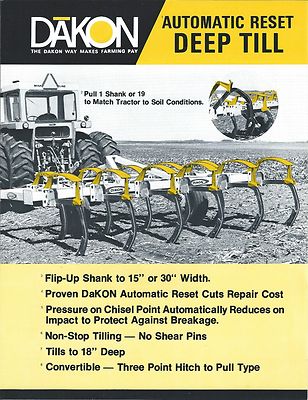 Farm Implement Brochure - Dakon - Automatic Reset Deep Till Cultivator (F5211)
