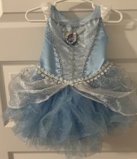 Disney Princess Cinderella Costume Girls Infant 6-12 Months Blue Tutu Dress