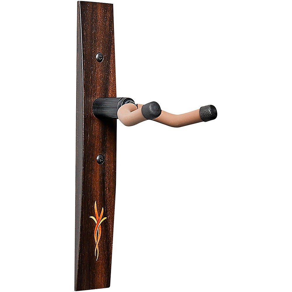 Настенная вешалка для гитары с инкрустацией в виде букета Taylor черное дерево 10990₽