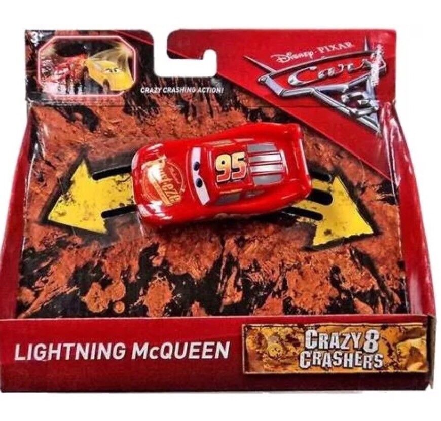 Disney Pixar Cars 3 Crazy 8 Crashers Lightning McQueen Vehicle