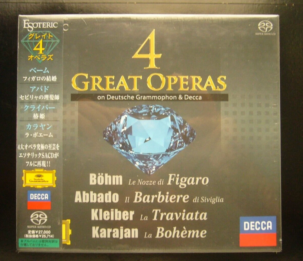 その他 ESOTERIC 4 GREAT OPERAS エソテリック ESOTERIC SACD 4 GREAT OPERAS