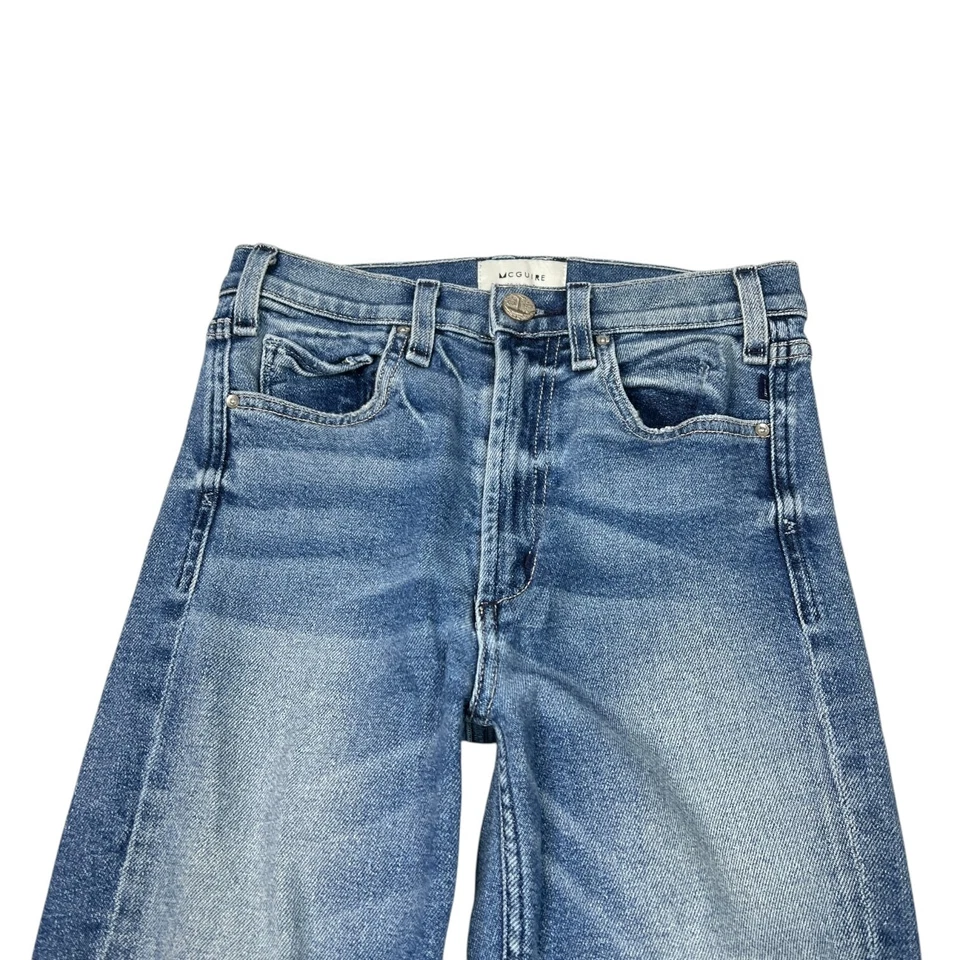 Винтажные джинсы McGuire Slim Fit с высокой талией средней стирки женские 25 - Изображение 3 из 4