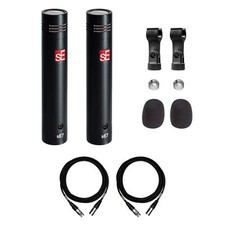 sE Electronics SE7 Microphone Stereo Pair Bundle with 2 15' Mogami XLR Cables
