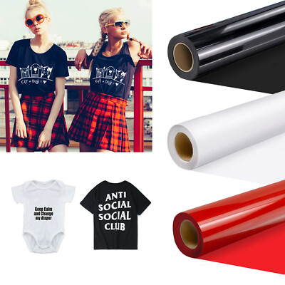 (12 /m²) Textilfolie Flexfolie Bügelfolie Premium Film 30x25-1524cm für T-Shirt