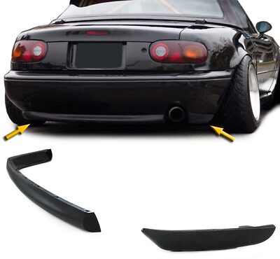 R Style Heck Spoiler Lippe Diffusor unten für Stoßstange für Mazda MX5 NA 89-98