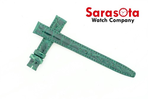 Tiffany&Co. Austria Green Crocodile 12mm Short/Regular/Long Length Watch Band - Picture 5 of 12