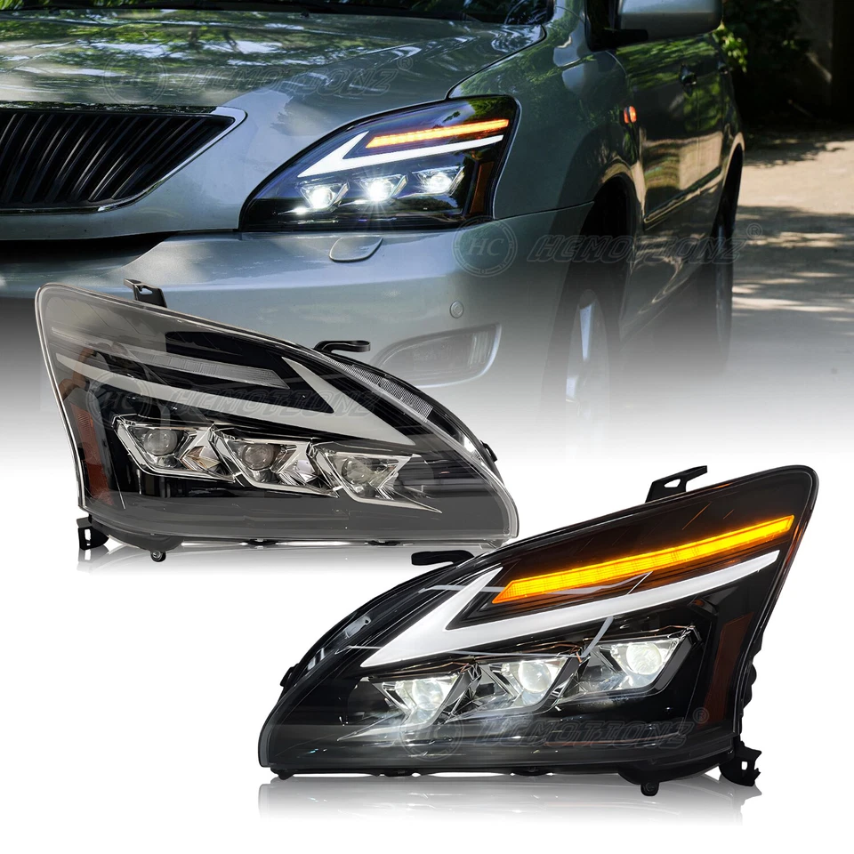 HCMOTION LED Headlights For Lexus RX330 350 400h 2003-2009 Start UP Animation - Image 3 of 4