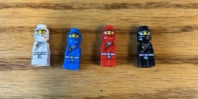 Ninjago Board Game LEGO 3856 Games Set 2011 Complete w/ Box & 10 Microfigures