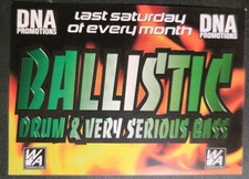 Rave Flyer, Ballistic, 28-02-98, Amazone, 46 The Parade, Watford ,London
