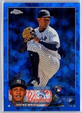 2023 Topps Chrome Update Sapphire Edition Jhony Brito #USCS279 New York Yankees