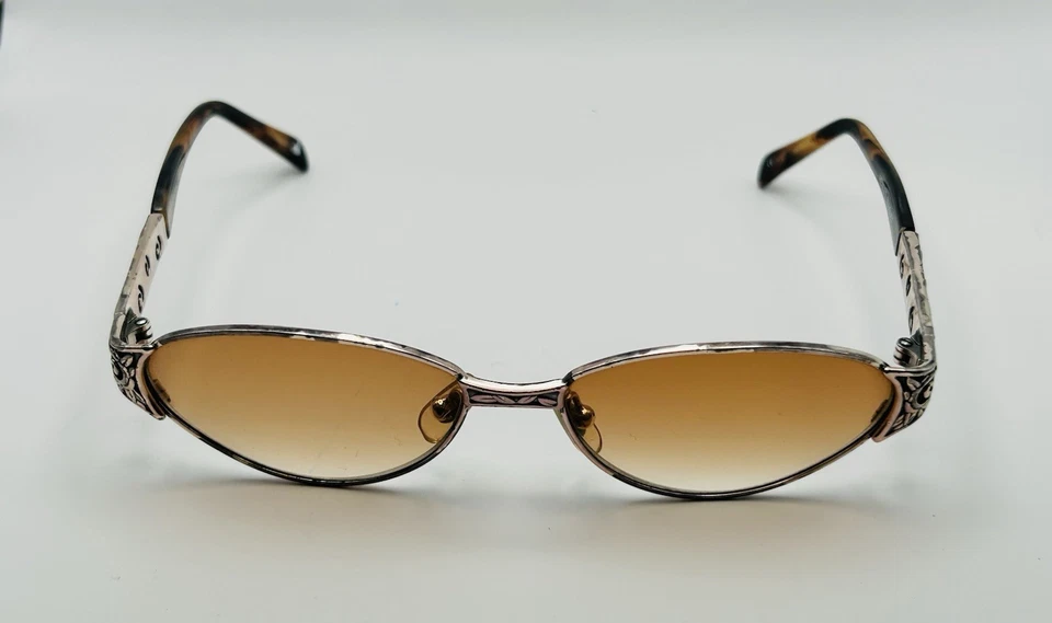 Gafas de sol Brighton Renee's Bouquet plateadas ojo de gato tortuga marrón degradado 54-15 Foto 2 de 4