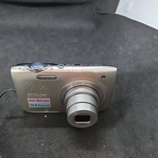 Nikon COOLPIX S3100 14.0MP Digital Camera Silver - No Charger Tested #8