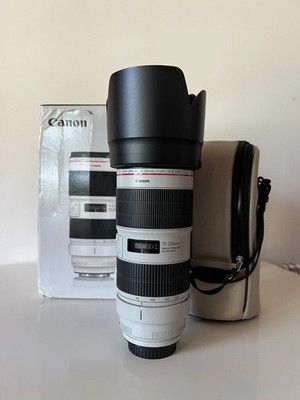 Canon EF 70-200mm f/2.8L IS III USM Camera Lens and Speedlite 600EX-RT Bundle