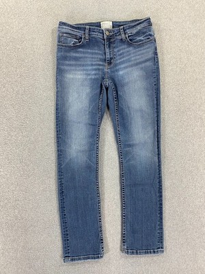 BKE Buckle Payton Ankle Straight Jeans Women's 26 Stretch Distressed