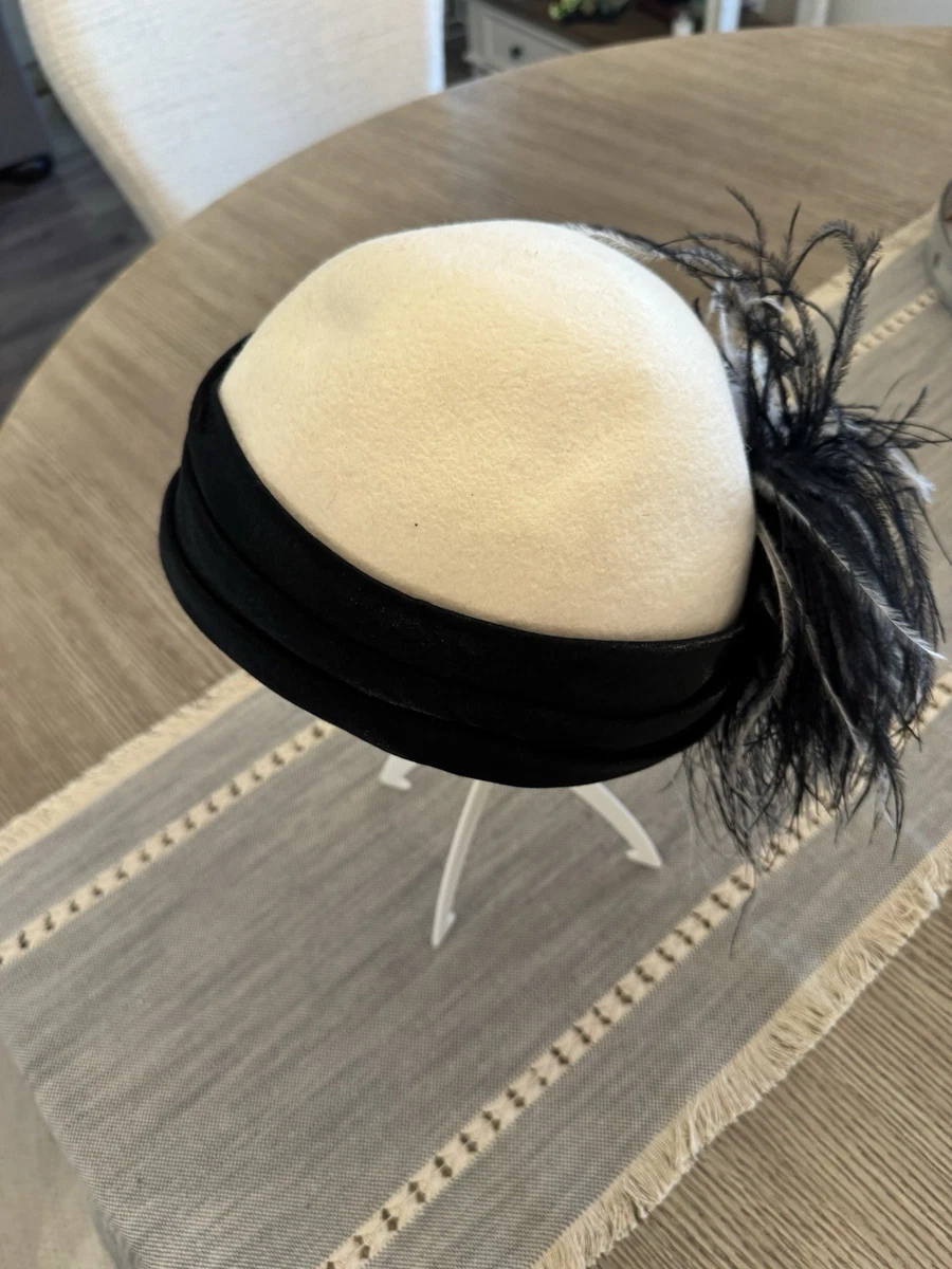 Ivory 100% Wool Vintage Hats for Women for sale | eBay display picture 3