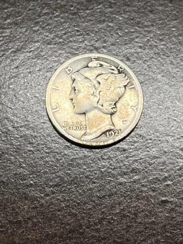 1921-D Mercury Dime 10c Key Date VG Very Good