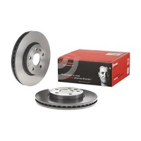 2X Brembo Bremsscheiben 276Mm InnenbelÜFtet Vorne Passend FÜR Chevrolet Aveo