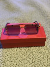 Men?s Brown And Gold Designer (CT) Sunglasses, New With Box