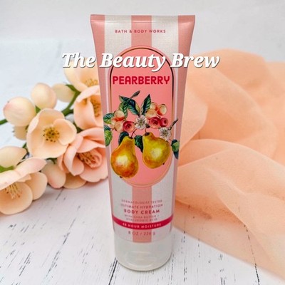 New Bath and Body Works Pearberry Ultimate Hydration Body Cream 8 Fl Oz