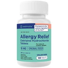 - Allergy Relief - Cetirizine HCl 10 mg - 24 Hour Antihistamine - Non Drowsy ...
