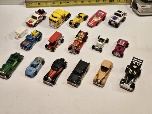 Vintage Hot Wheels Matchbox Lot of 16 Diecast Cars Nice! 60s 70s 80s 1 Redline 