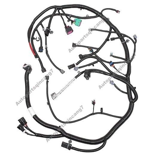 发动机线束 4C3Z12B637AA 适用于 9-23-03 2004 F-250 F350 Super Duty 6.0 — 第 3/4 张图片