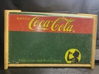 Vintage 1996 Coca-Cola Wooden Chalkboard Bread Box