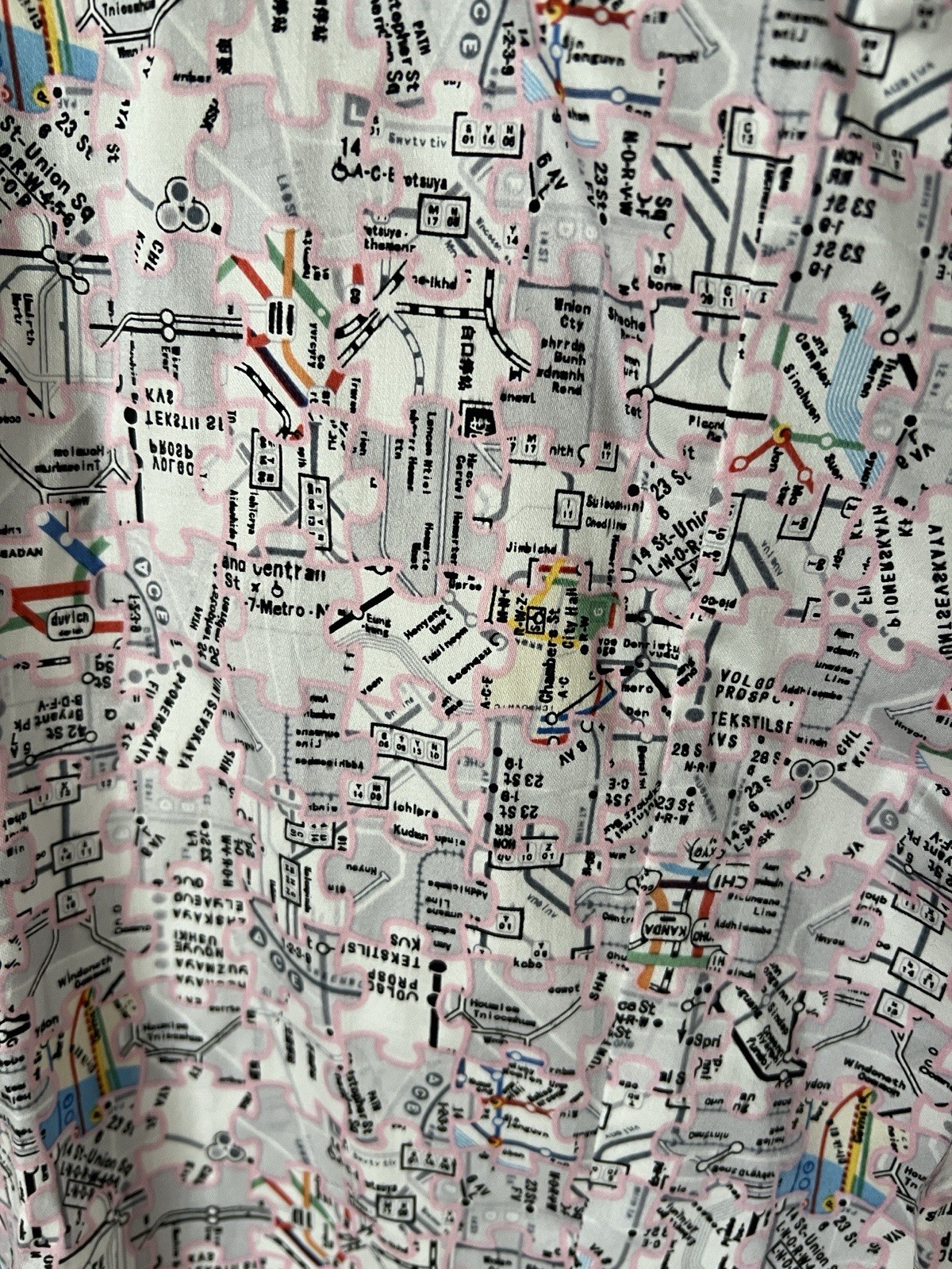 Robert Graham Map Button Down Shirt - image 10