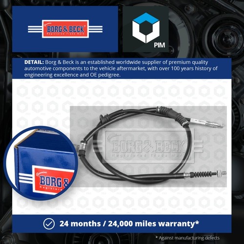 Handbrake Cable fits PROTON WIRA 1.9 Rear Left 00 to 04 4G93(DOHC) Hand Brake