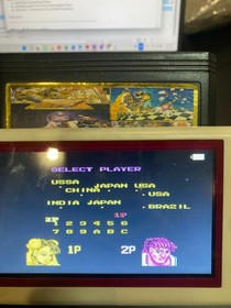 Famicom NES Game Super EW-3004 3in1 Garo Wolf Special, Street Fighter, Mario 3