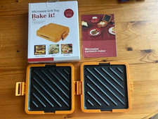 Bake It! Mikrowelle Grill Tablett - Toasted Sandwich Panini Quesadilla Maker, Handbuch