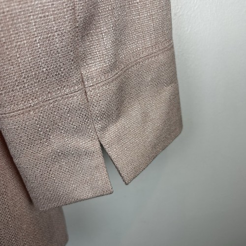 Tahari Arthur S Levine Blazer Women 14 Pink 3 Button Jacket Office Professional - Picture 9 of 12