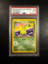 Pokemon Neo Genesis #53 - Chikorita - MINT - 1st Edition - PSA 9!