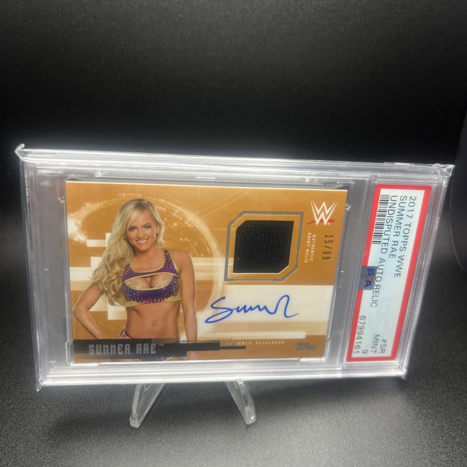 2017 Topps WWE Undisputed Autograph Relics #UAR-SR Summer Rae Auto #/99 - Image 3 of 3