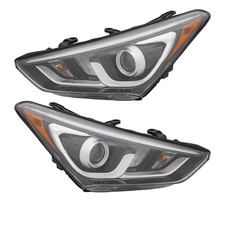 Rightleft Side Halogen Headlights For Hyundai Santa Fe Sportled Bar 2017-2018 Rightleft Side Halogen Headlights For Hyundai Santa Fe Sportled Bar 2017-2018