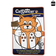Interactive Cat Toy - Cat Dancer with Spring Wire Cardboard Lure