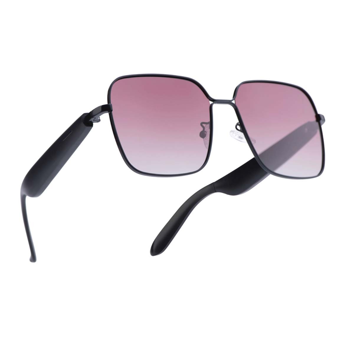 Lunettes connectées Avizar Nyra haut de gamme monture carrée acétate et verres polarisés