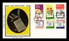 US COVER LETTER WRITING WEEK COMPLETE SERIES FDC COMBO COLORANO SILK CACHET