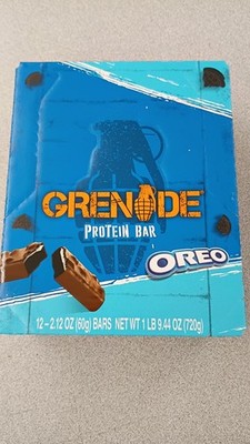Grenade OREO Milk Chocolate High Protein Bar, 20g Protein and 1 g Sugar per S...