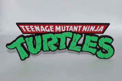 Teenage Mutant Ninja Turtles 3D printed Logo Sign Wall Desk Shelf Art