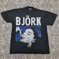 Vintage Bjork T Shirt XL More To Life Than This 90s Graphic Print 