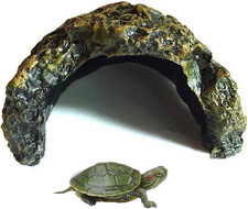 Reptile Habitat, Turtle Hideout,Water Tank Decoration for Fish, Reptiles, Amphib